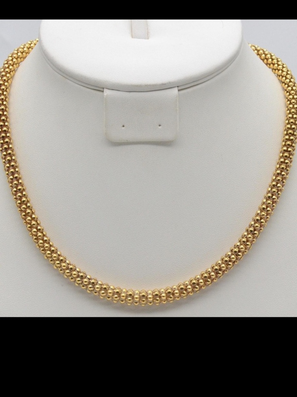 925 Milor Thick Popcorn Chain Necklace